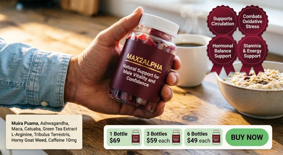 Max2Alpha Male Gummies Max2Alpha Male Gummies